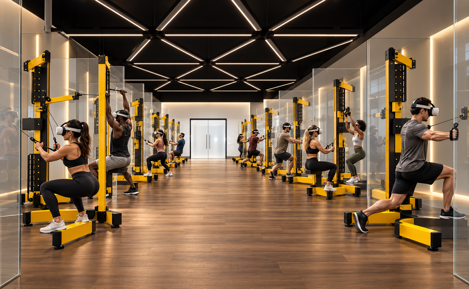 Club equipado con estaciones KINEXO y realidad virtual